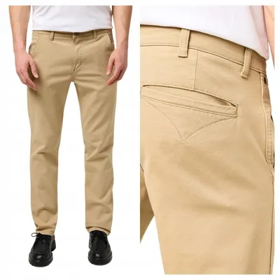 Obrázek produktu pro Wrangler | Pánské chino kalhoty, regular střih, barva: světle hnědá (Cornstalk Beige), velikost: W36 L34