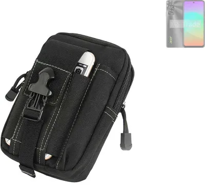 Produktbild von K-S-Trade Gürtel Tasche kompatibel mit Acer Sospiro A60 Gürteltasche Holster Schutz Hülle Handy Hülle Smartphone outdoor Handy-Hülle schwarz