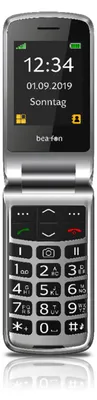 Produktbild von Beafon SL495 LTE, Klappgehäuse, Single SIM, 6,1 cm (2.4"), Bluetooth, 800 mAh, Schwarz, Silber