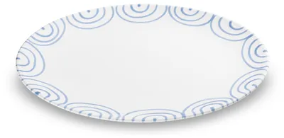 Image de Gmundner Keramik Blaugeflammt, Plateau ovale (33x26cm)