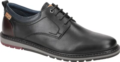 Produktbild von Pikolinos BERNA Herrenschuhe - bequeme Schnür Halbschuhe schwarz Elegant NEU