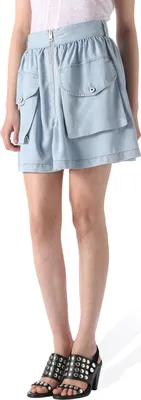 Produktbild von Diesel DE-BODEN-B ODAME GONNA Damen Jeansrock Mini, Größe:W27