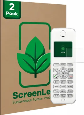 Produktbild von 2x ScreenLeaf Schutzfolie für AVM Fritz!Fon M2 nachhaltiger Displayschutz Display Schutz Folie Klar Transparent