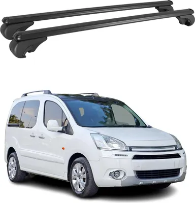Produktbild von Dachträger für Citroen Berlingo 2008-2018 Gepäckträger Grundträger Alu Schwarz