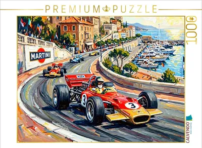 Produktbild von CALVENDO Puzzle Jochen Rindt wurde 1970 mit einem Monoposto von Lotus der erste österreichische Weltmeister der Formel 1. | 1000 Teile Lege-Größe 64 × 48 cm Foto-Puzzle für glückliche Stunden