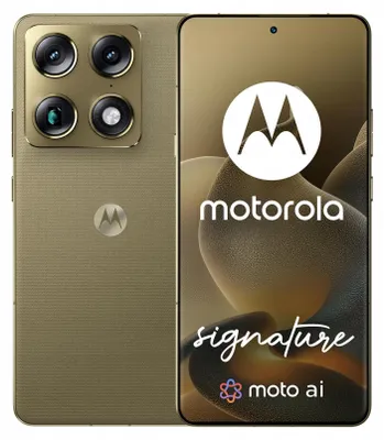Zdjęcie produktu dla Motorola signature , 17,2 cm (6.78"), 16 GB, 512 GB, 50 MP, Android 16.0, Złoto