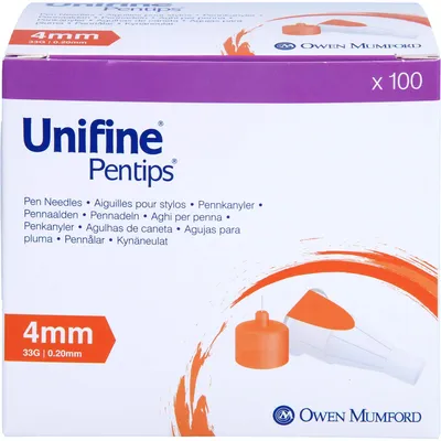 Obrázek produktu pro Unifine Pentips 4mm 33G, 100 St KAN
