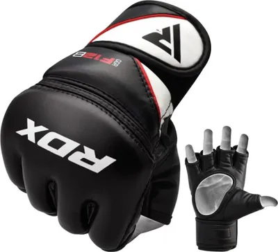 Image de RDX Sports Gants de grappin modèle GGRF-12 - Noir M