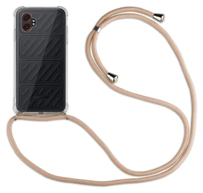 Produktbild von Betterfon Handykette für Samsung Galaxy Xcover 7 Pro Hülle mit Kordel Beige