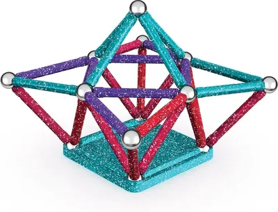 Zdjęcie produktu dla Geomag Glitter Recycled, Zabawka z magnesem neodymowym, 3 lat(a), Wielobarwny