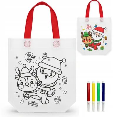 Produktbild von Artmaker Weihnachts-Mal-Tüte Kreativ-Set mit Filzstiften