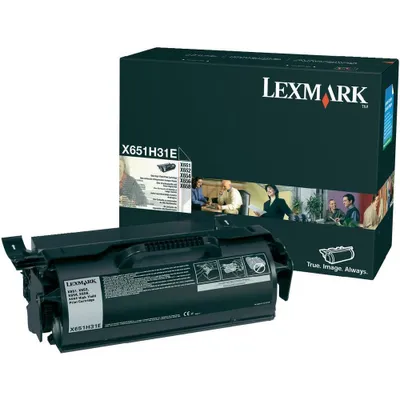Produktbild von Lexmark X65x High yield print cartridge, 25000 Seiten, Schwarz, 1 Stück(e)