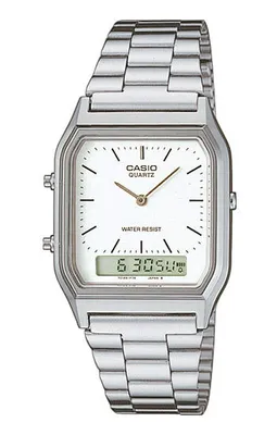 Produktbild von Casio AQ-230A-7DMQYES Herren-Armbanduhr, Kunststoff-Gehäuse, Metall-Armband