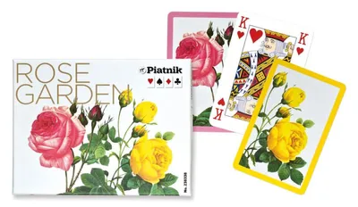 Immagine prodotto di Carte da gioco Piatnik Rose Garden - doppio mazzo