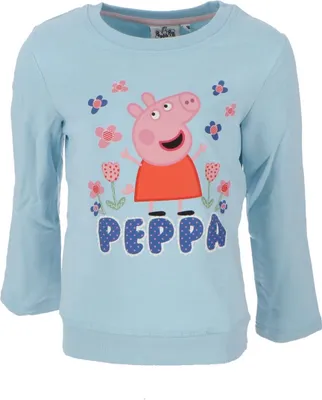 Produktbild von Peppa Pig Sweatshirt mit lustigem Print Perfekt für kleine Fans 98/104