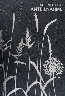 Produktbild von Trauer – Beileid - Kondolenzkarte im Format 11,5 x 17 cm mit