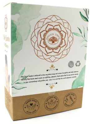 Produktbild von Räucherstäbchen Green Tree Palo Santo & Olibanum Botanical Incense, 9 dicke Stäbchen