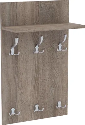 Produktbild von AKKE Trüffel Garderobenpaneel MIDI - ALU haken BxH: 50x90 cm
