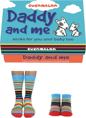 Produktbild von Papa und Ich Cucamelon Socken für Vater und Sohn (2 Paar)