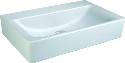 Produktbild von Ideal Standard IDS Waschtisch CONNECT CUBE o HL und Überlauf 650mm weiß