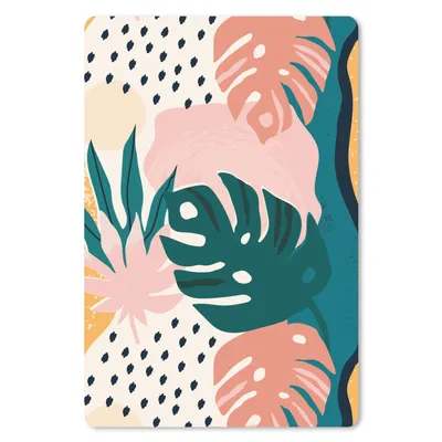 Produktbild von MuchoWow® Mauspad Mousepad Pflanzen - Muster - Dschungel 18x27 cm - Mousepads - Maus Mat - Pad - Mausunterlage