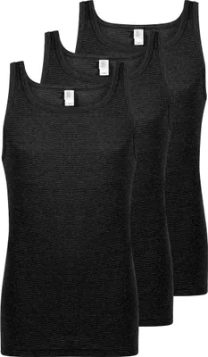 Produktbild von ESGE 3er Pack - Feinripp Jeans Unterhemd / Tanktop Ohne störende Seitennähte, Pflegeleicht, formbeständig und strapazierfähig, Nach traditioneller Meisterverarbeitung für höchste Qualitätsansprüche