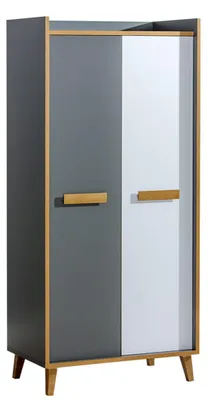 Produktbild von Moderner Kleider Holz Kinder & Jugendzimmer Garderoben Schrank Kleiderschränke