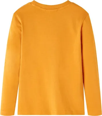 Immagine prodotto di vidaXL Camicia a maniche lunghe per bambini ocra 104