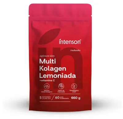 Productafbeelding van Intenson Multi Collageen 660 g, aardbeiensmaak