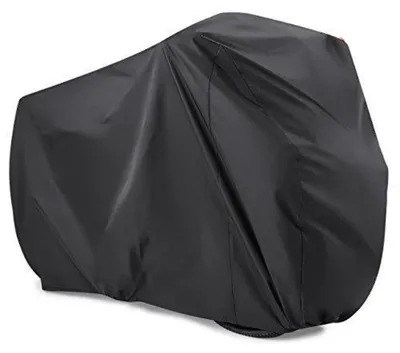 Produktbild von Fahrradabdeckung für 2 Fahrräder, 190T Nylon, wasserdicht, wetterfest, schwarz