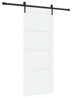 Produktbild von Schiebetür ORKDAL Weiß und Schwarz 83 x 202 cm