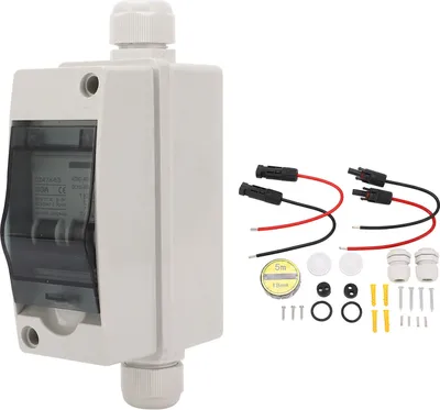 Produktbild von 40A Dual Power PV odpojovač Vonkajší malý istič pre solárne panely s krytom DIN lišty DC 12?400V AC 90?400V