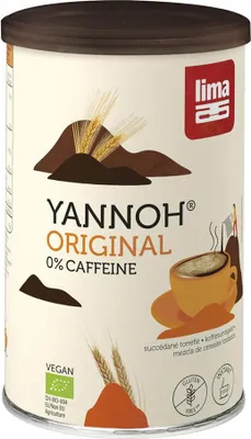 A can of Yannoh Original instant coffee alternative.
