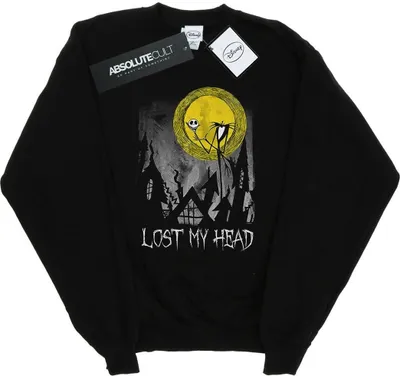 Produktbild von Disney - "Nightmare Before Christmas Lost My Head" Sweatshirt für Herren BI42635 (XL) (Schwarz)