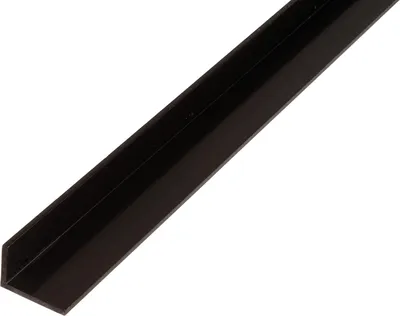 Immagine prodotto di Alberts 498696 Profilo angolare, plastica, nero, 1000 x 30 x 20 mm, set da 7