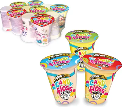 Produktbild von John Bee Candy Floss Tattoo Zuckerwatte 20g, #M Zucker süß