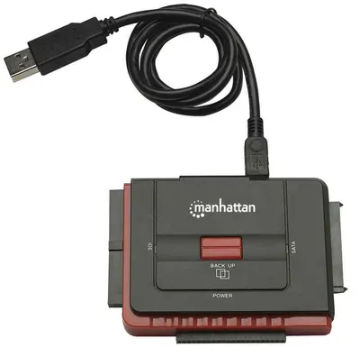 Immagine prodotto di Manhattan 179195 replicatore di porte e docking station per laptop USB tipo A Nero