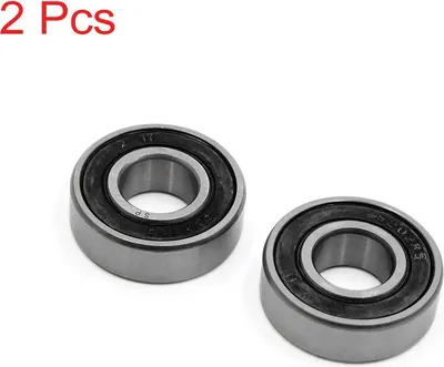 Image de 2Pcs 6202-2RS Moto Scooter Rotation Billes étanche 35x15x11mm