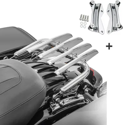 Produktbild von Gepäckträger und Montagekit für Harley Davidson Touring 09-13 # XB chr