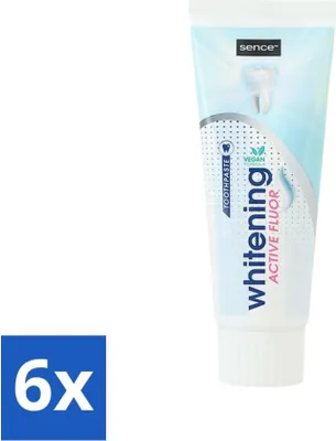 Zdjęcie produktu dla Sence - Wybielająca - Pasta do zębów - Z fluorem - 75 ml - Opakowanie Advantage - 6 szt