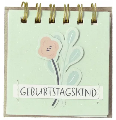 Produktbild von Räder Design Aufsteller Kleine Botschaften Geburtstagskind