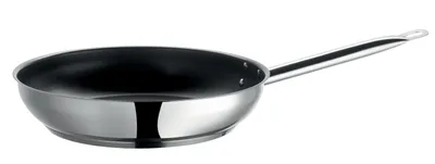 Produktbild von Domestic Professional 811054 Bratpfanne, 36 cm max. Durchmesser, Edelstahl, Induktionsherd-geeignet, Antihaftbeschichtung