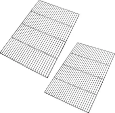 Image de Grille de cuisson en acier inoxydable 59 x 40 cm, rectangulaire, multifonctionnelle