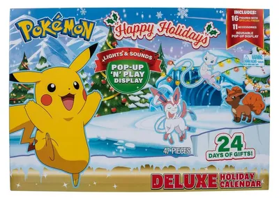 Produktbild von Jazwares PKW2690 - Pokémon - Deluxe Adventskalender mit Licht und Sound