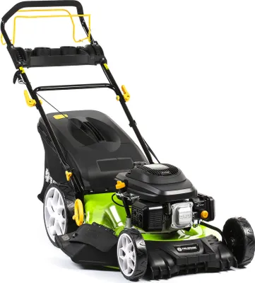 Obrázek produktu pro FIELDMANN FZR 5611-B Benzínová sekačka, motor: OHV, 196cc, 3.5kW, šasi sekačky: Ocel, záběr sečení: 56cm, systém sečení 4 v 1