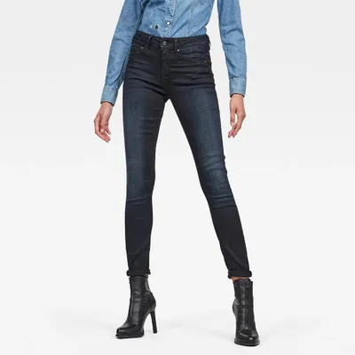 Produktbild von G-star 3301 High Waist Skinny Jeans Blau 26 / 32 Damen Blau 26