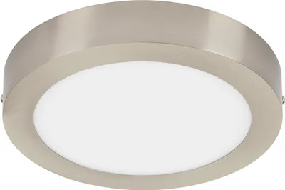 Produktbild von Telefunken Smart LED Aufbauleuchte Nickel matt rund Ø17cm 12W 1200lm CCT + RGB Tuya WiFi