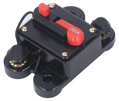 Produktbild von Leistungsschalter Manuelles Zurücksetzen 1/4 Zoll Überstromschutz DC 12-48 V für Fahrzeugmotor 200 A