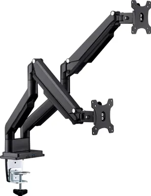 Obrázok produktu pre InLine 23171B, Svorka, 18 kg, 43,2 cm (17"), 100 x 100 mm, Nastavenie výšky, Čierna