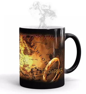 Image de Tasse à café en céramique thermosensible, capacité de 350 ml